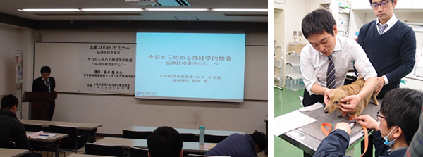 藤井 豊 先生「脳神経検査実習」の模様